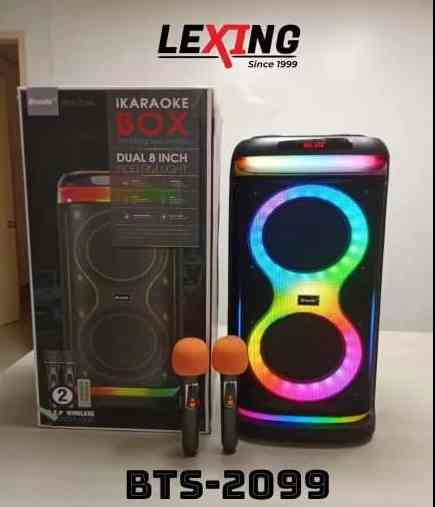 Brodu BTS-2099 iKaraoke Dual 8 Inch Bluetooth Speaker